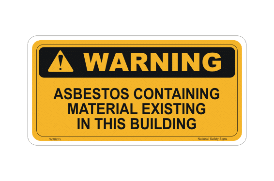 Asbestos Material Stickers