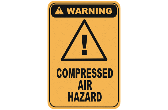 Compressed Air Hazard