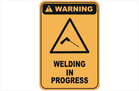 welding in progress