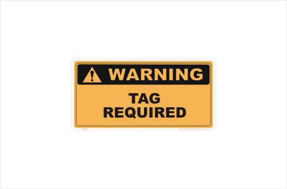 Tag Required