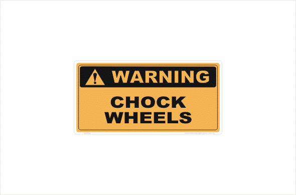 chock wheels