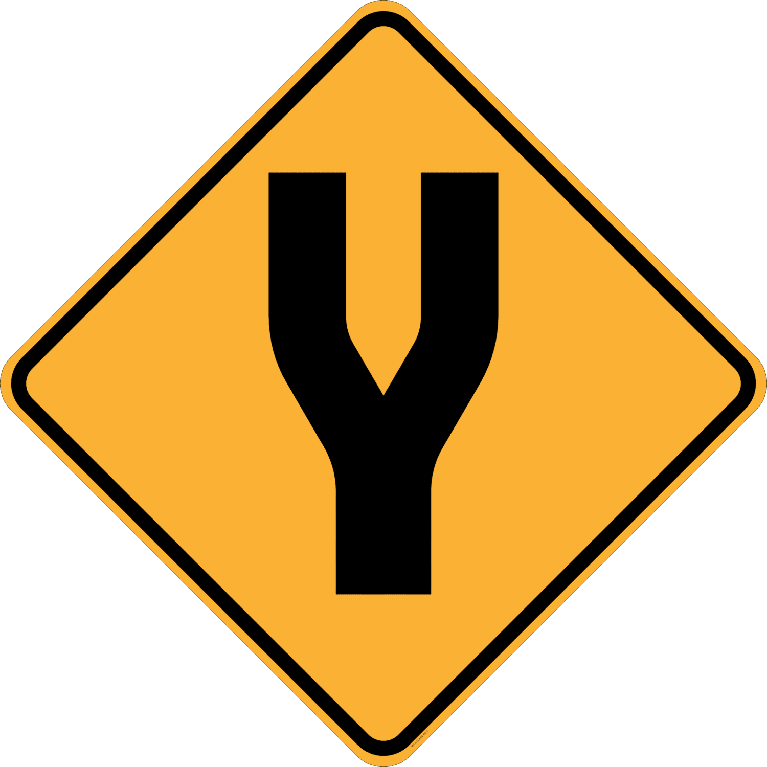 W4-4 Divided Road (symbolic)