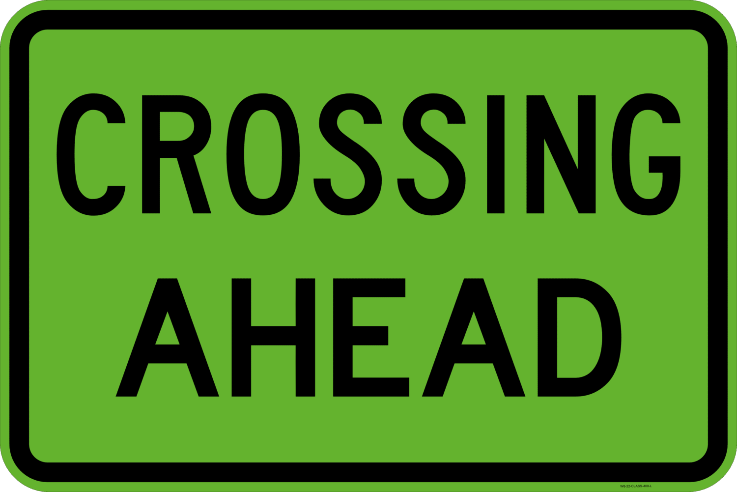 W8-22 Crossing Ahead