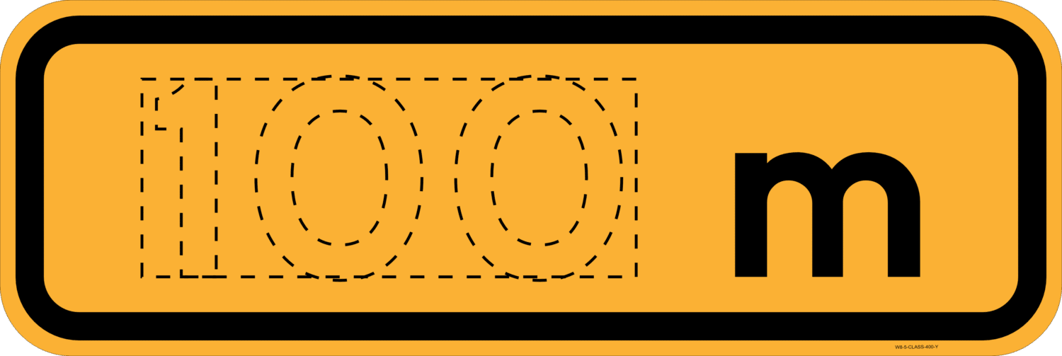 W8-5 Distance Plate X m