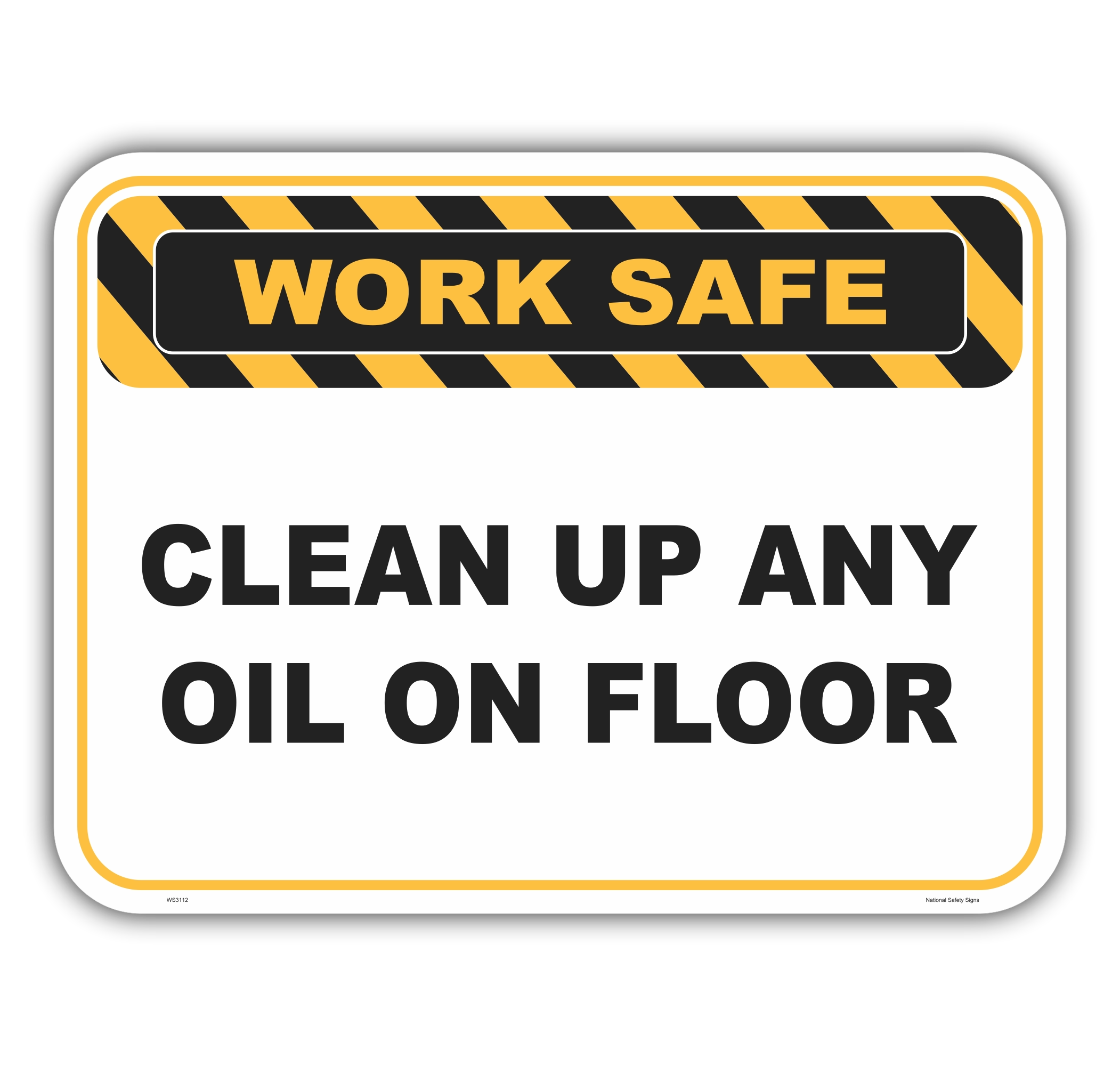 Clean up Oil sign WS3112