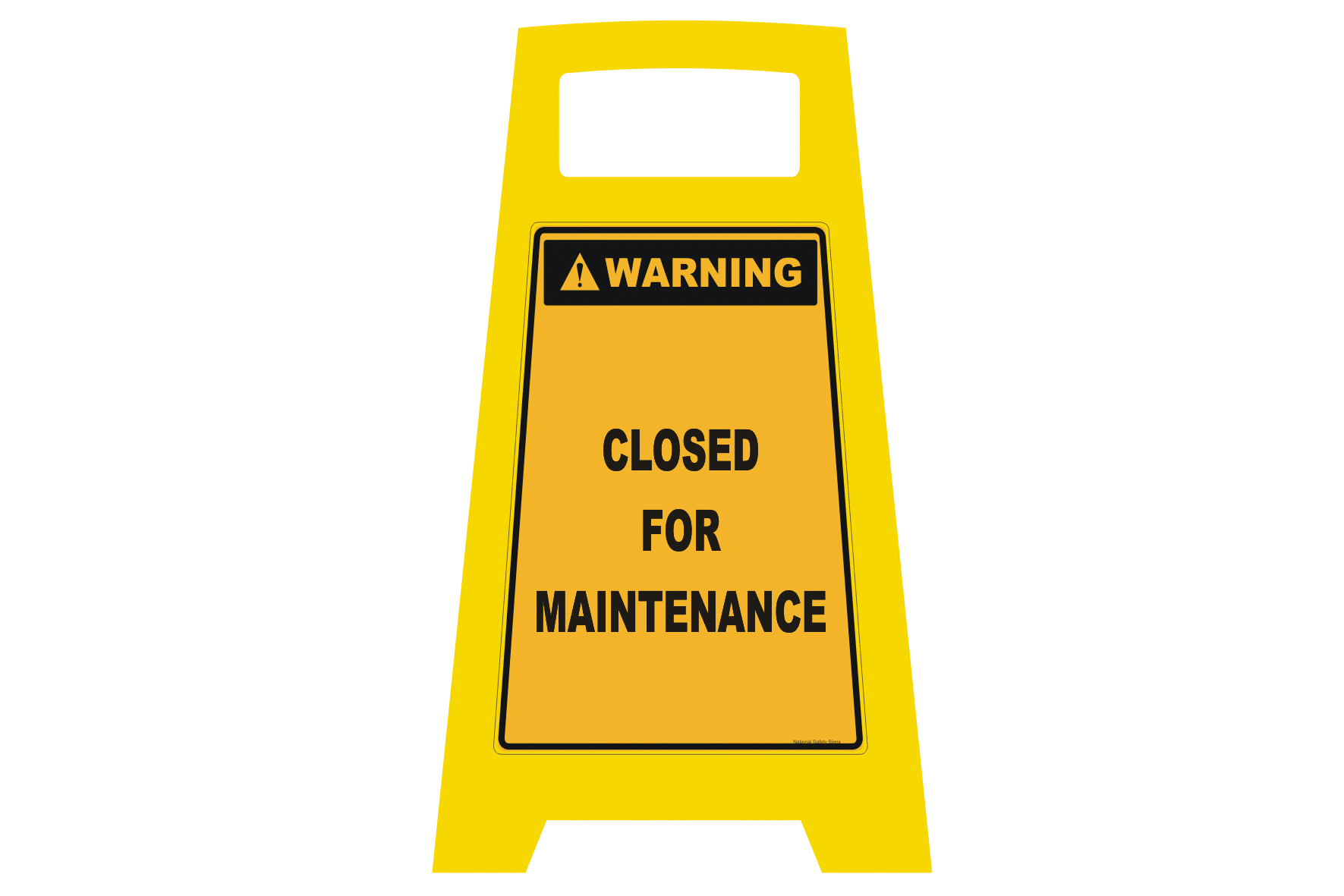 Closed For Maintenance Porta sign PB66039