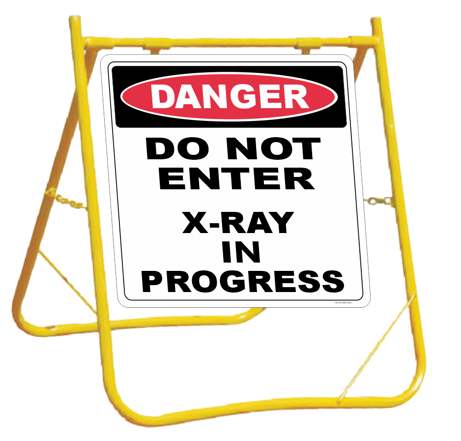 X-Ray in Progress Sign and Stand Combo A400309