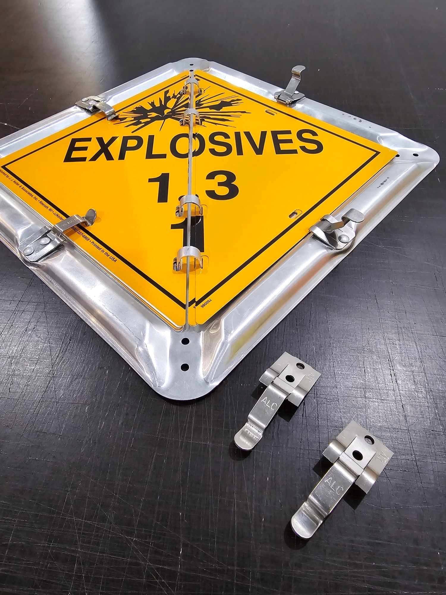 Dangerous Goods Placard Clip A4029