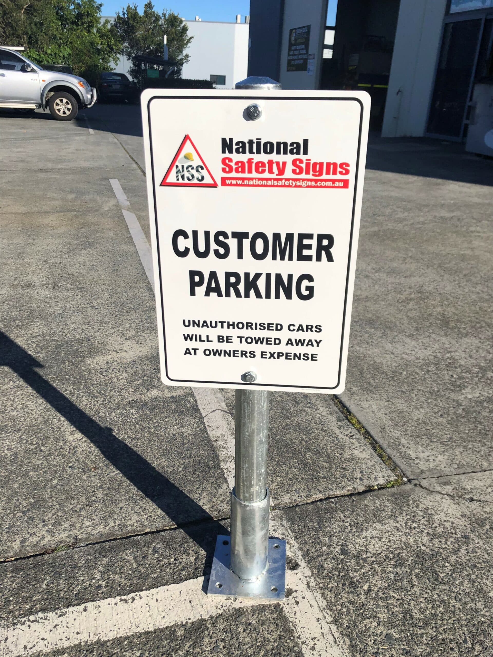 Custom Parking Sign Combo RD571