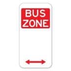 Bus Zone Sign