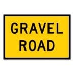Gravel Road Sign